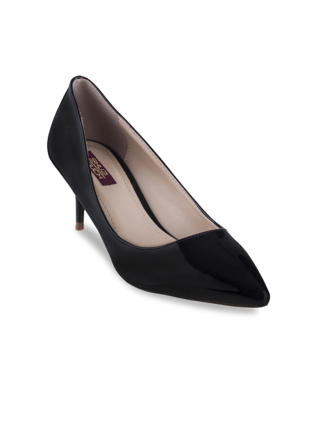 

SHUZ TOUCH Women Black Solid Pumps