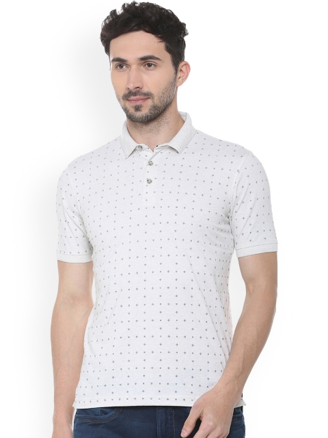 

Van Heusen Sport Men White Printed Polo Collar T-shirt