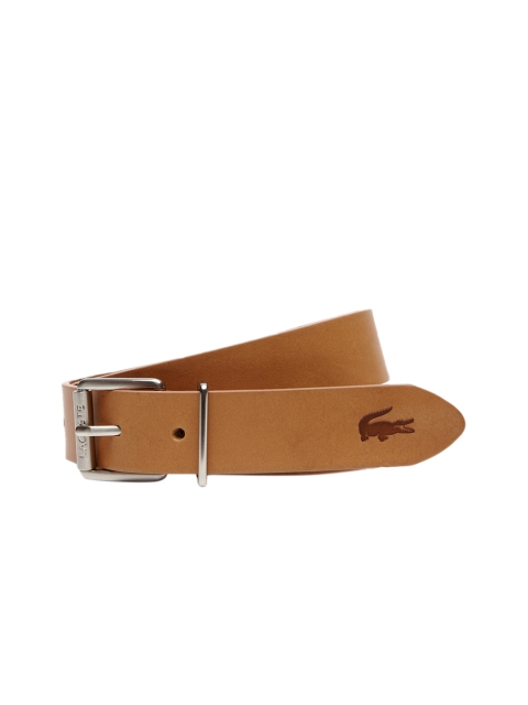

Lacoste Men Tan Brown Solid Belt