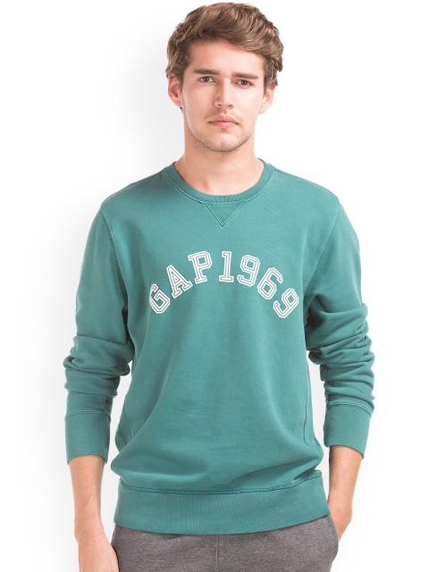

GAP Men Logo 1969 Crew Sweatshirt, Green