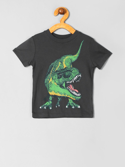 

GAP Boys Grey Printed T-shirt