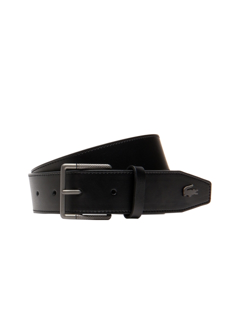 

Lacoste Men Black Solid Belt