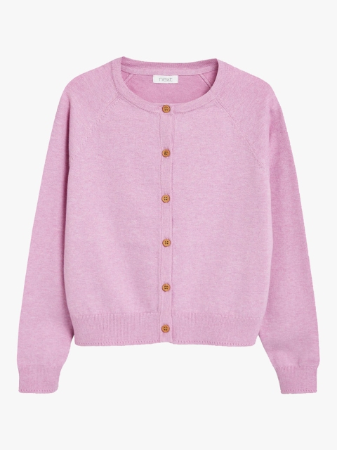 

next Girls Pink Solid Cardigan