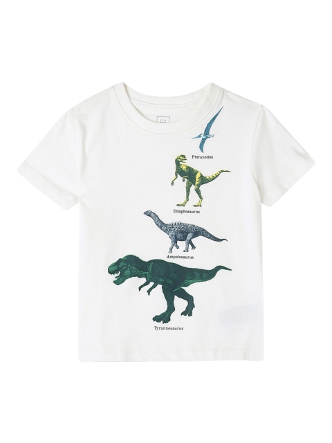 

GAP Boys White Printed T-Shirt
