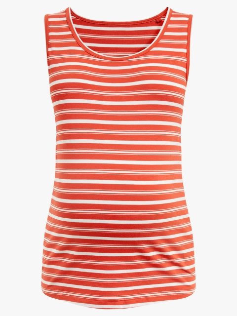 

next Women Maternity Red & White Striped Top