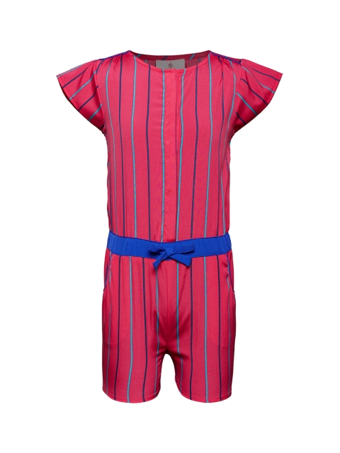 

Oxolloxo Pink Printed Playsuit