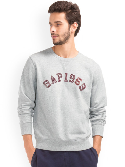 

GAP Men Logo 1969 Crew Sweatshirt, Grey