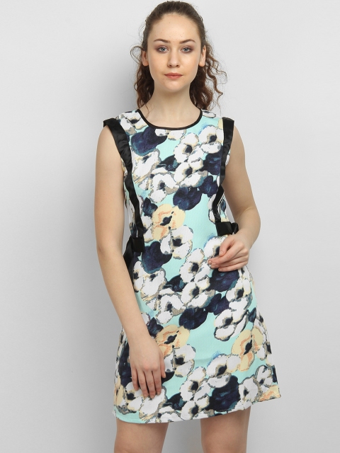 

LA LOFT Women Multicoloured Printed A-Line Dress, Multi