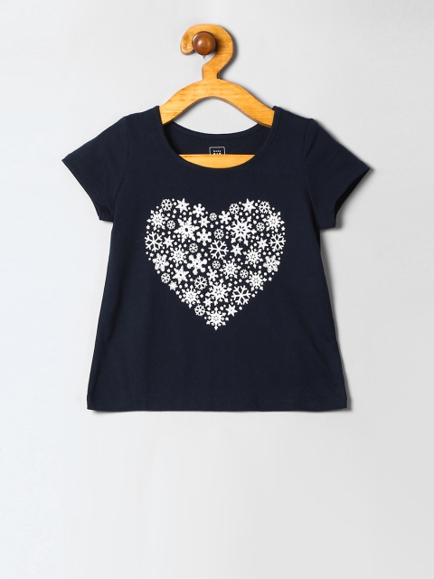 

GAP Girls Blue Printed T-Shirt