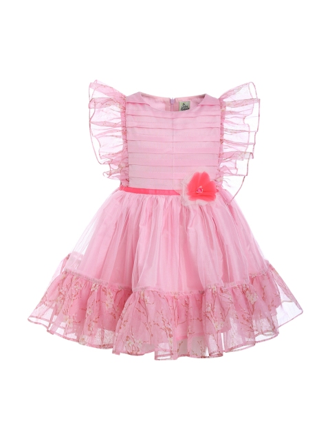 

A Little Fable Girls Pink Raspberry Park Dress