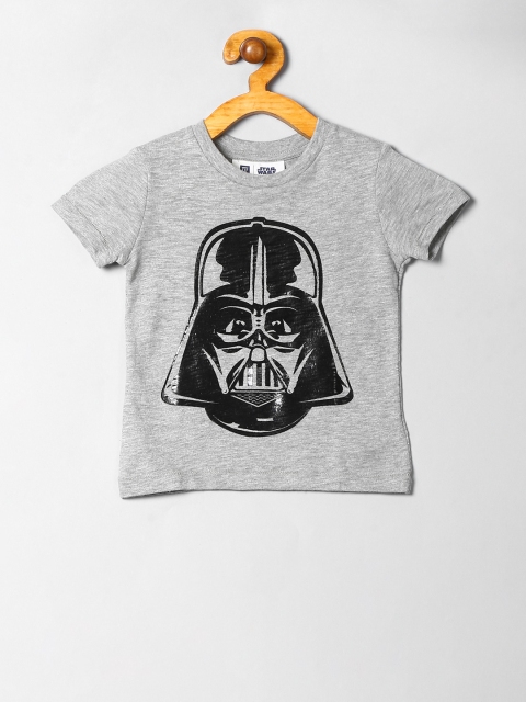 

GAP Boys Grey Printed T-shirt