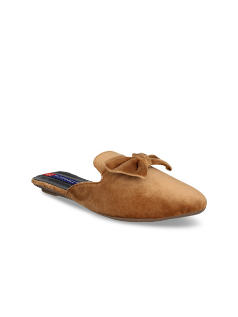 

MSC Women Brown Solid Flats