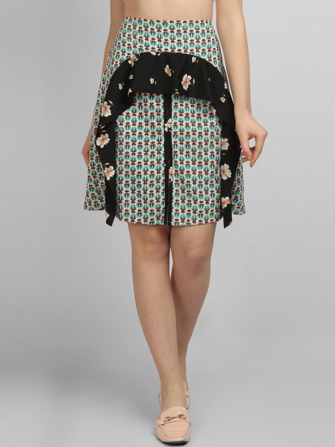 

LA LOFT Women Multi-colored A-Line Skirt