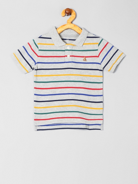 

GAP Boys Grey Striped T-shirt
