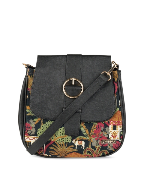 

Chumbak Multicoloured Printed Sling Bag, Multi