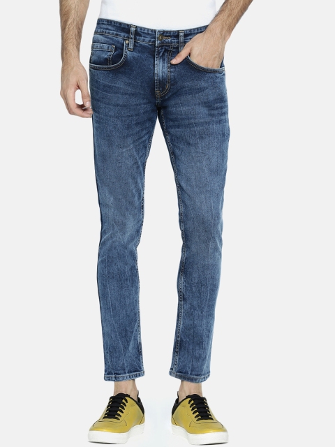 

Breakbounce Men Blue Skinny Fit Mid-Rise Clean Look Stretchable Jeans