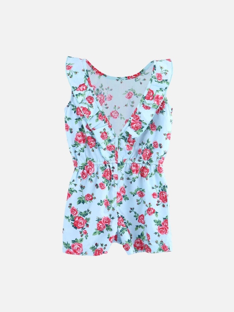 

Beebay Blue Printed Basic Jumpsuit