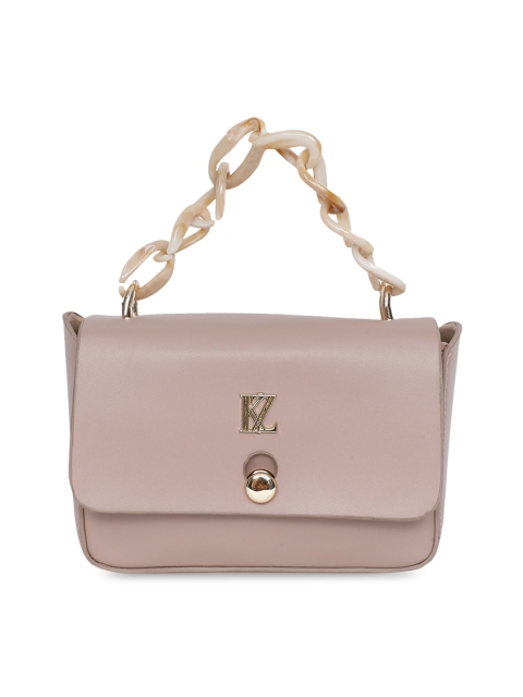 

Kazo Beige Solid Handheld Bag