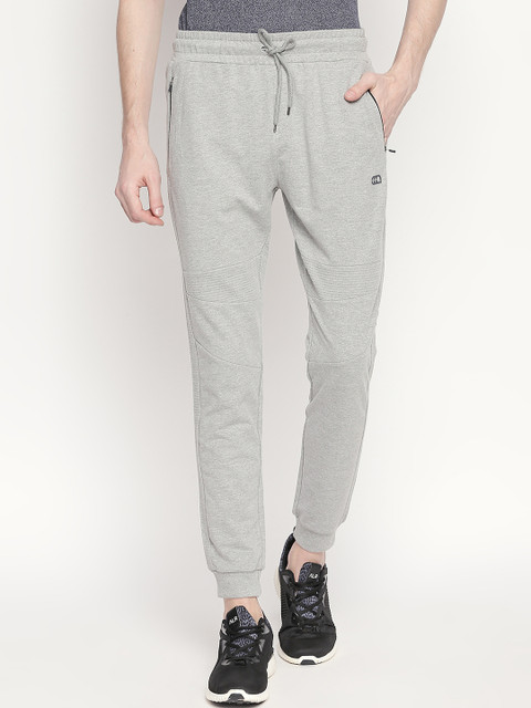 

Ajile by Pantaloons Men Grey Melange Solid Joggers