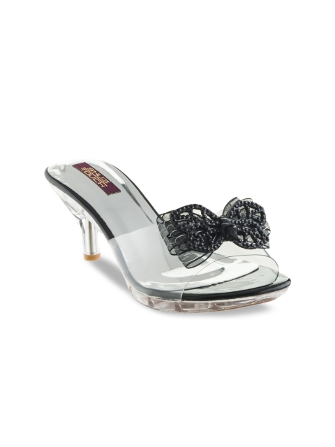 SHUZ TOUCH Women Transparent Solid Heels