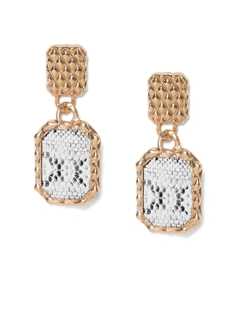 

Kazo Women Gold-Toned Contemporary Drop Earrings