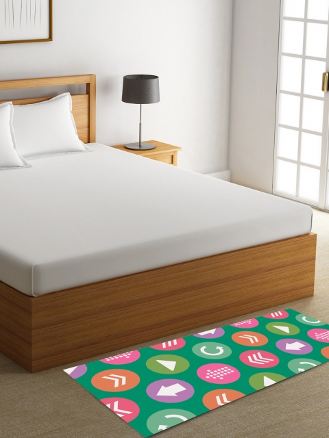 

Alina Decor Multicoloured Digital Printed Bed Runner, Green