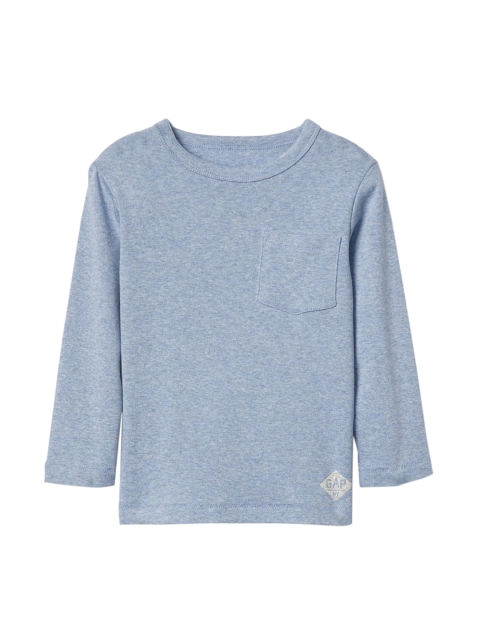 

GAP Boys Blue Solid Sweatshirt