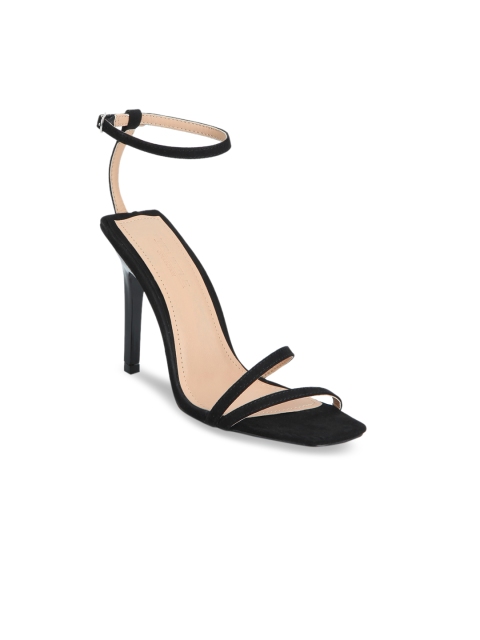 

Truffle Collection Women Black Solid Sandals