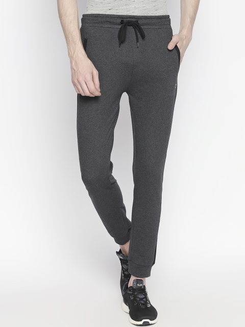 

Ajile by Pantaloons Men Grey Solid Tapered-Fit Joggers