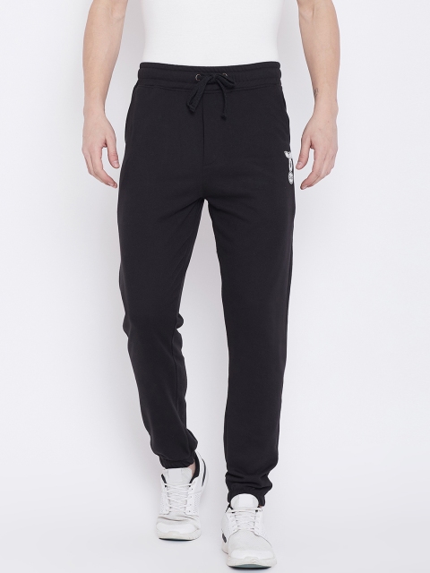 

Marvel by Wear Your Mind Men Solid Black Joggers