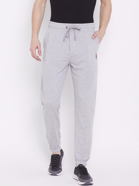 

Wear Your Mind Men Grey Melange Solid Regular-Fit Joggers