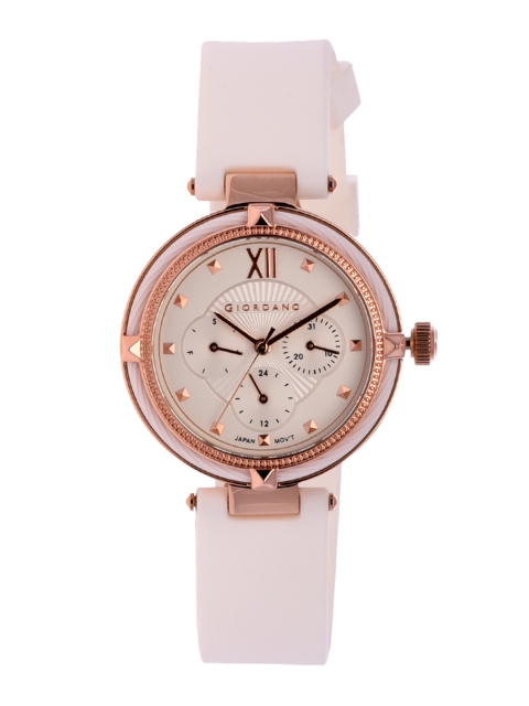 

GIORDANO Women Off-White Analogue Watch GD-2033-02