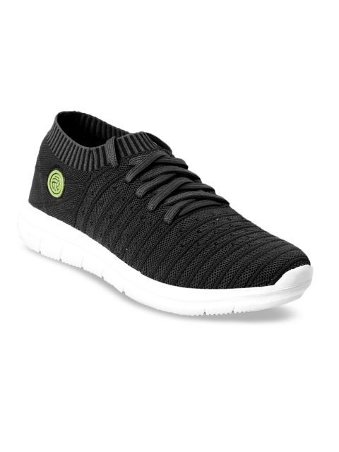 

bacca bucci Men Black Woven Design Sneakers