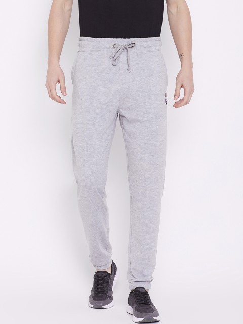 

Wear Your Mind Men Grey Melange Solid Regular-Fit Joggers