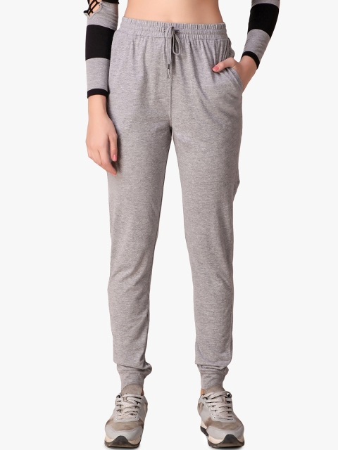 

Texco Women Grey Regular Fit Solid Joggers