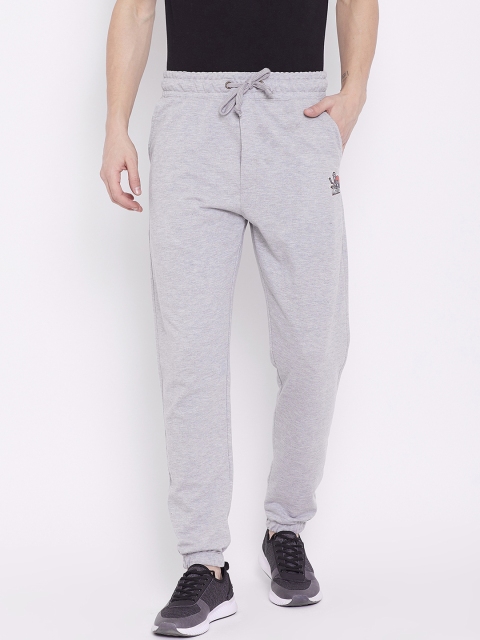 

Wear Your Mind Men Grey Melange Solid Regular-Fit Joggers