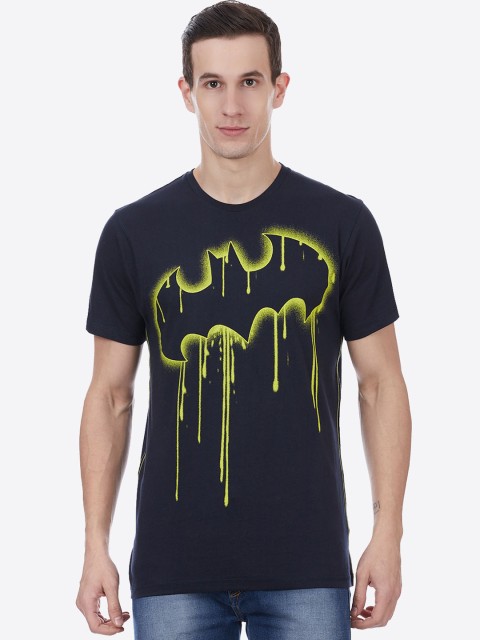 

Free Authority Men Blue Batman Printed T-shirt