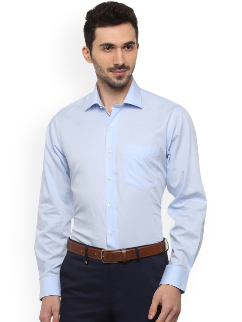 

Van Heusen Men Blue Regular Fit Solid Formal Shirt
