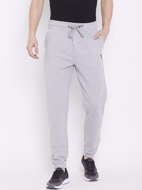 

Wear Your Mind Men Grey Melange Solid Regular-Fit Joggers