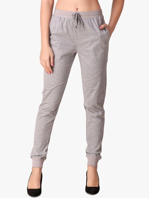 

Texco Women Grey Regular Fit Solid Joggers