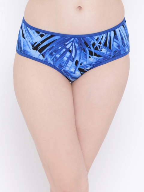 

Clovia Women Blue Printed Hipster Briefs PN3091P08XL