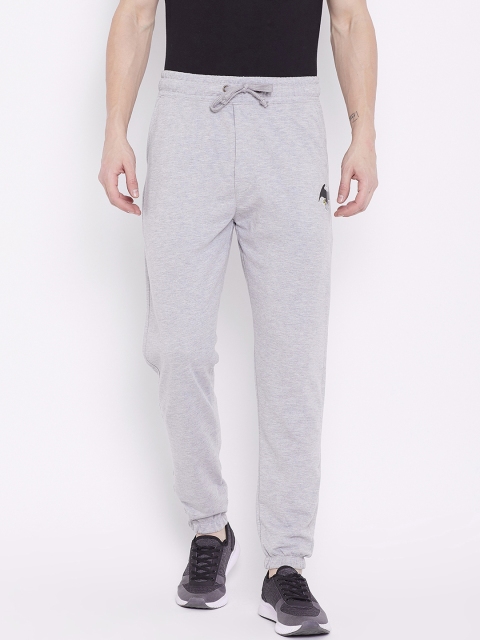 

Wear Your Mind Men Grey Melange Solid Regular-Fit Joggers
