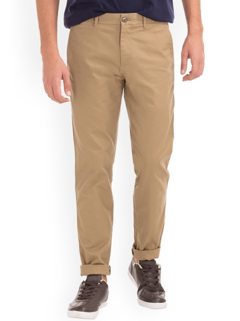 

GAP Men Brown Skinny Fit Trousers