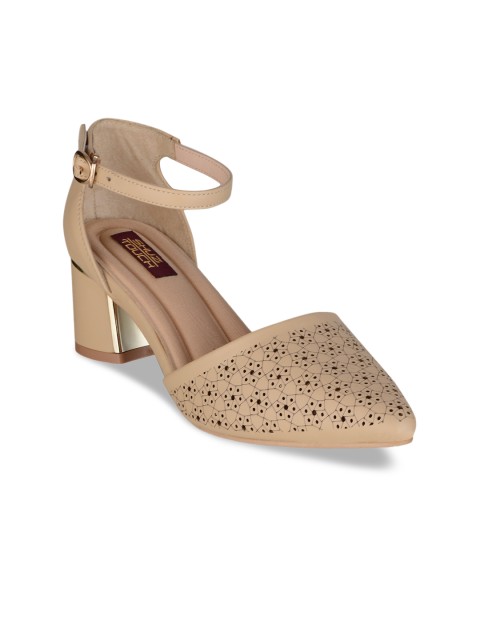 

SHUZ TOUCH Women Beige Solid Heels