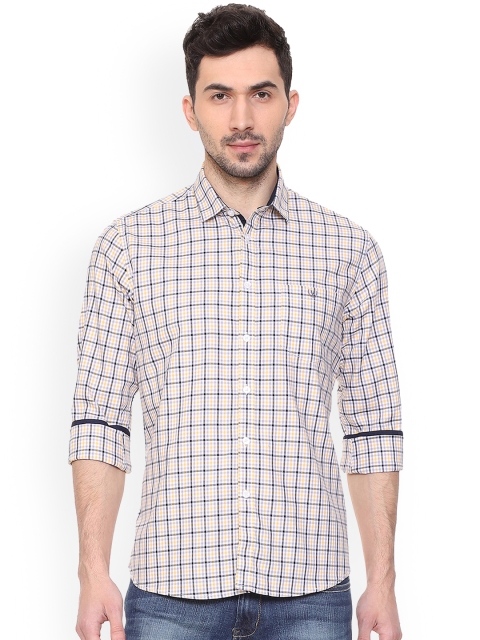 

Van Heusen Sport Men Multicoloured Slim Fit Checked Casual Shirt, Multi