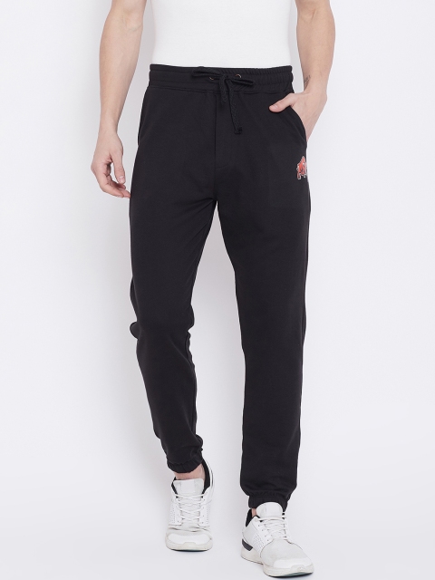 

Wear Your Mind Men Black Solid Regular Fit Joggers