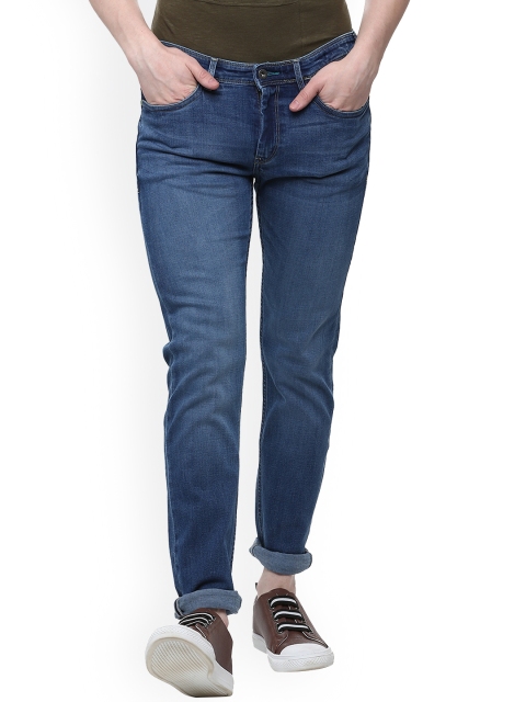 

Solly Jeans Co. Men Blue Slim Fit Mid-Rise Clean Look Stretchable Jeans