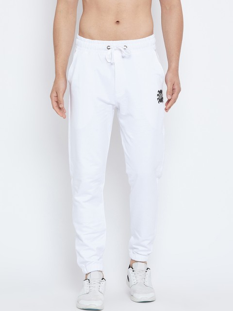 

Marvel by Wear Your Mind Men White Solid Straight Fit Joggers