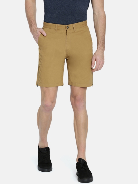 

Breakbounce Men Khaki Solid Slim Fit Chino Shorts