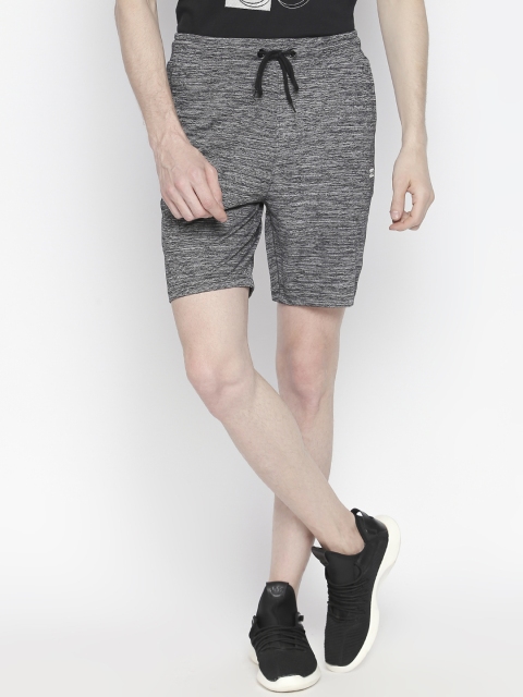 

Ajile by Pantaloons Men Grey Melange Regular Fit Regular Shorts